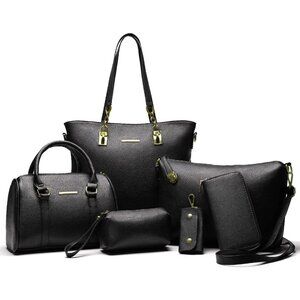 〽️Women's 4a-black 2E Youth Designer Purses Handbags Satchel Shoulder Tote Bag